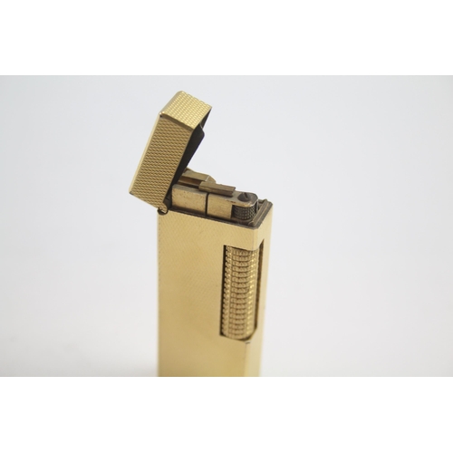 354 - Gold Plated Vintage Cased Dunhill Lighter