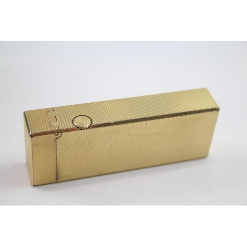 354 - Gold Plated Vintage Cased Dunhill Lighter