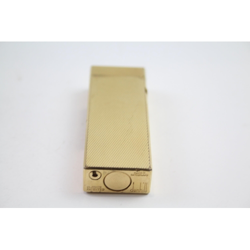 354 - Gold Plated Vintage Cased Dunhill Lighter