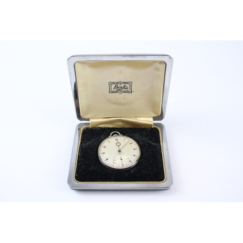 363 - OMEGA Gents POCKET WATCH (Retailed At BIRKS) Hand-wind WORKING Boxed