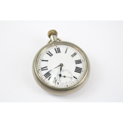 377 - Royal Navy Issued Gents WWII Era POCKET WATCH Hand-wind WORKING