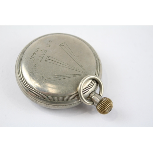 377 - Royal Navy Issued Gents WWII Era POCKET WATCH Hand-wind WORKING