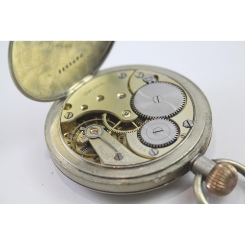 393 - OMEGA WWI Military Issued Open Face POCKET WATCH Hand-wind