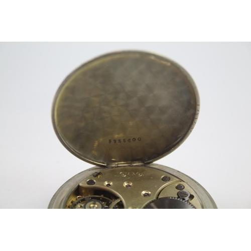 393 - OMEGA WWI Military Issued Open Face POCKET WATCH Hand-wind