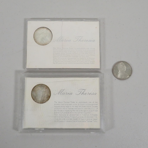 410 - 3x Maria Theresa silver coins