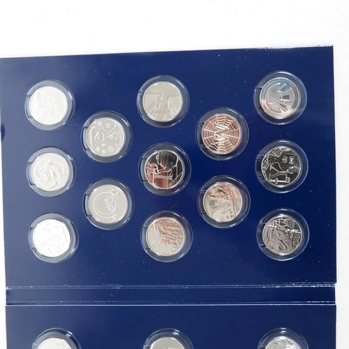 412 - Full collection of the Alphabet 10p coins