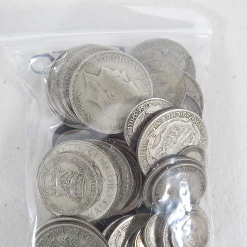 423 - 500g of pre-1947 British silver coins