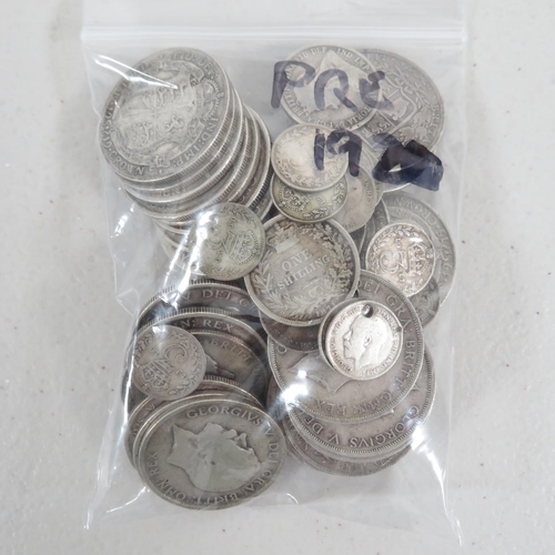 424 - 500g of pre-1920 British Coinage