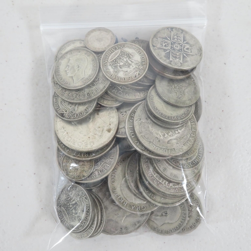 425 - 500g of pre-1947 British silver coinage