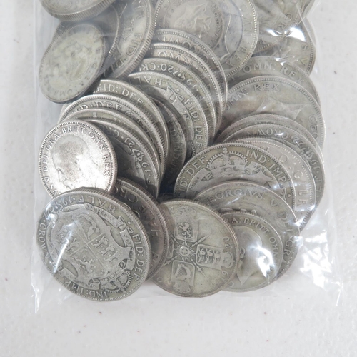 426 - 500g pre-1947 English silver coinage