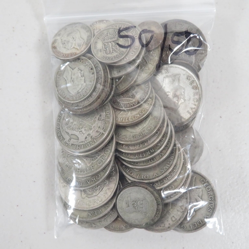 426 - 500g pre-1947 English silver coinage