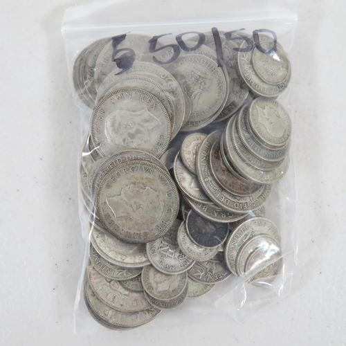 427 - 500g pre-1947 English silver coinage