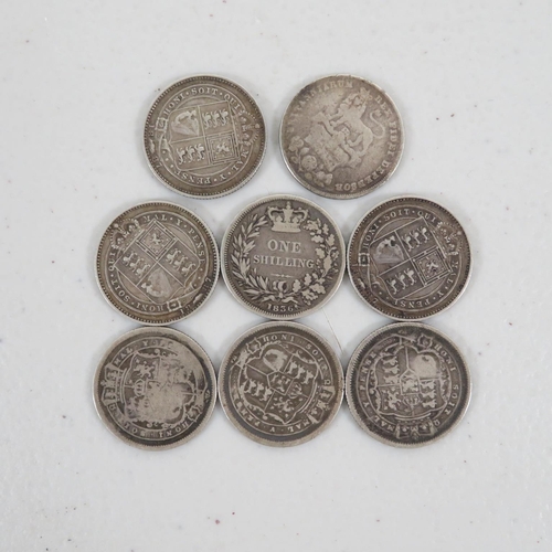 429 - Pre-Victorian English silver coinage 44g