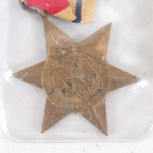 437 - Africa Star and Efficiency medal named to Fusilier J T Croney of the L.F.