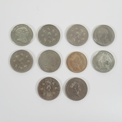 447 - 10x �5.00 coins