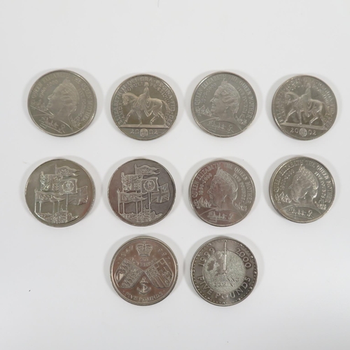 449 - 10x �5.00 coins