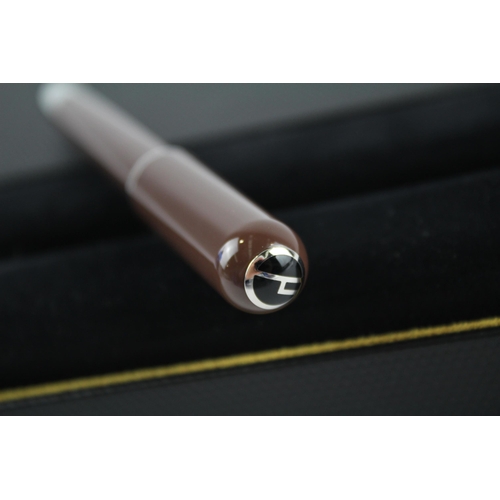 451 - Alfred DUNHILL Revolette 12mm Brown Lacquer Multi-Lead Mechanical Pencil WRITING