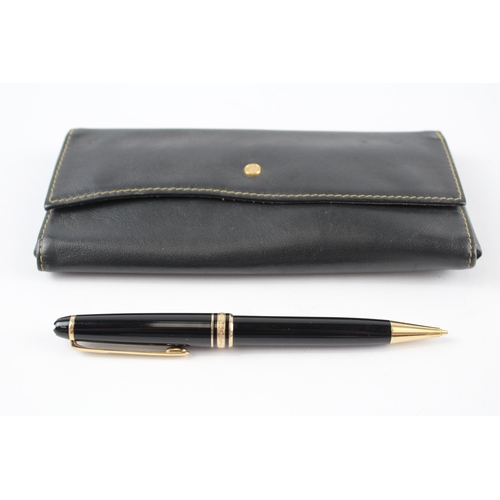 453 - MONTBLANC Meisterstuck Black Mechanical Pencil w/ Gold Plate - CB192900