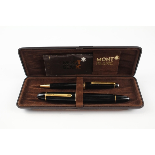 454 - MONTBLANC Meisterstuck No.149 Black Fountain Pen w/ 14ct Gold Nib, Ballpoint Etc