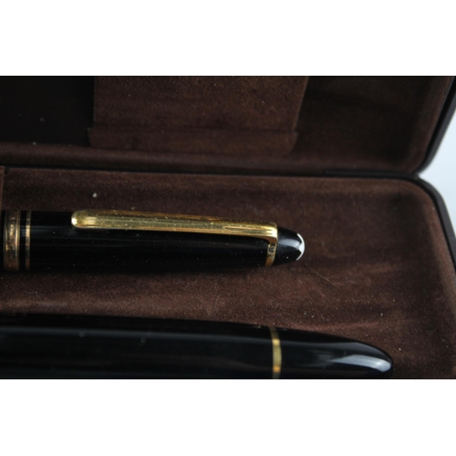 454 - MONTBLANC Meisterstuck No.149 Black Fountain Pen w/ 14ct Gold Nib, Ballpoint Etc