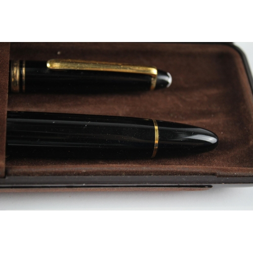 454 - MONTBLANC Meisterstuck No.149 Black Fountain Pen w/ 14ct Gold Nib, Ballpoint Etc