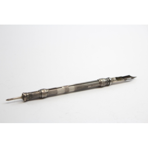 460 - Antique S. Mordan & Co. .925 Sterling Silver Propelling Pencil Dipping Nib (14g)