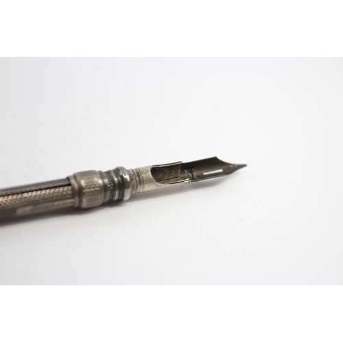 460 - Antique S. Mordan & Co. .925 Sterling Silver Propelling Pencil Dipping Nib (14g)