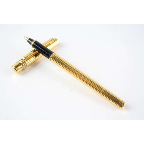 494 - CARTIER Gold Plated Rollerball Pen 023002 - (31g)