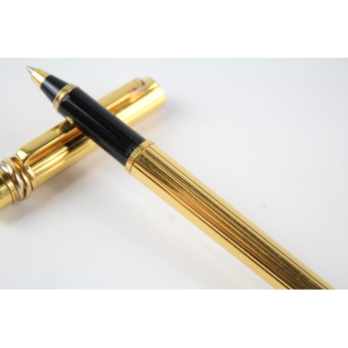 494 - CARTIER Gold Plated Rollerball Pen 023002 - (31g)