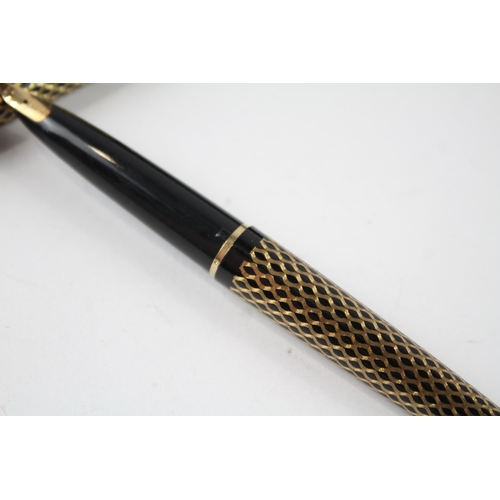 499 - Sheaffer Lady Sheaffer Fountain Pen Vintage Black Casing 14ct Gold Nib Writing