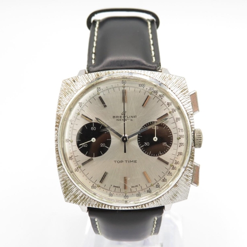 366 - BREITLING TOP TIME 2007 Gents Vintage Chronograph WRISTWATCH Hand-wind WORKING