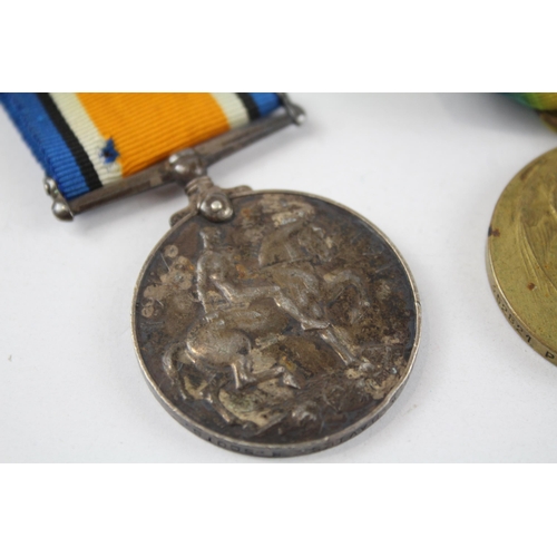 234 - WW.I Medal Pair. Named. 352821 Pte. W. Davies Royal Scots.