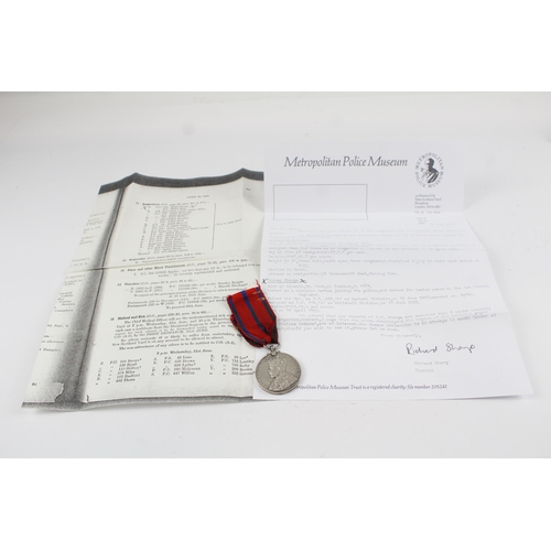 Metropolitan Police 1911 Coronation Medal Named. P.C. S. Sharpe