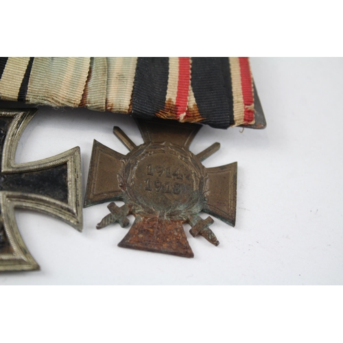 241 - WW.I Mounted German - Bavarian Medal Group. Inc. Bavarian Merit Cross - Iron