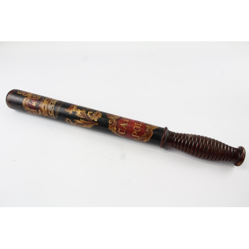 257 - Cape Police Painted Wooden Truncheon