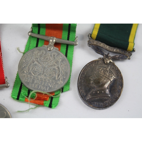 259 - WW2 Boxed Medal Group including France and Germany Star etc.  Territorial Medal named S. 69106 PTE A... 