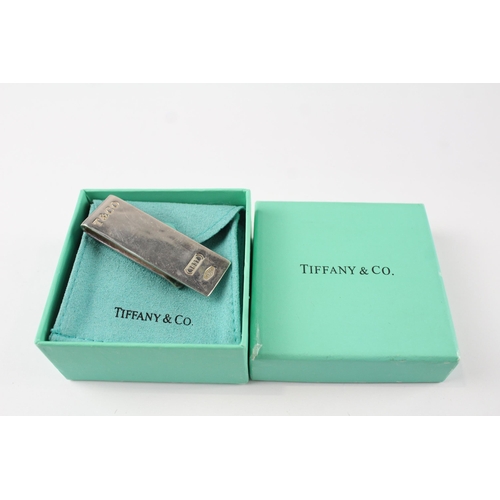 260 - TIFFANY & CO Stamped .925 Sterling Silver Gents Money Clip w/ Original Box (25g)