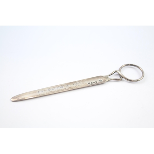 273 - Vintage Hallmarked 1935 London STERLING SILVER Novelty Letter Opener (14g)