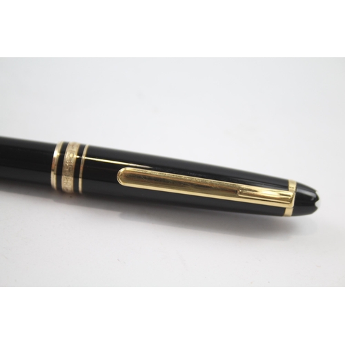 417 - Montblanc Meisterstuck Black Mechanical Pencil w/ Gold Plate Detail WRITING