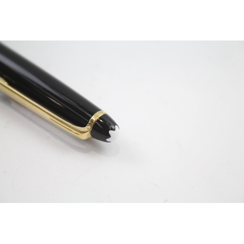 417 - Montblanc Meisterstuck Black Mechanical Pencil w/ Gold Plate Detail WRITING