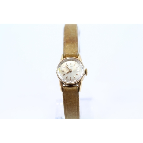 447 - LONGINES Gold Plated Ladies C.1960s WRISTWATCH Hand-wind WORKING Boxed