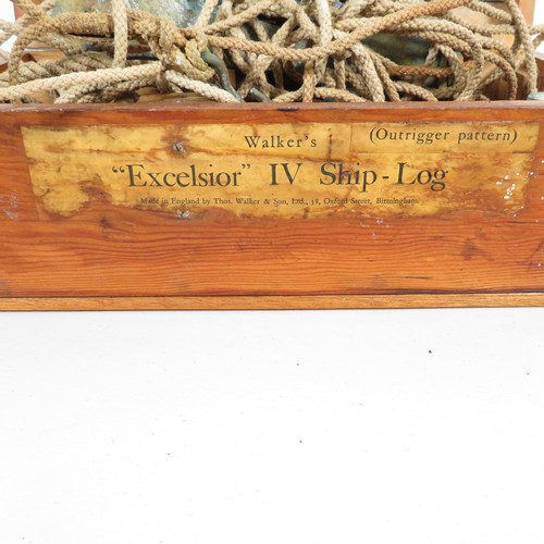 256 - Boxed Walkers Excelsior IV Ships Log Thos. Walker & Son Oxford Street Birmingham