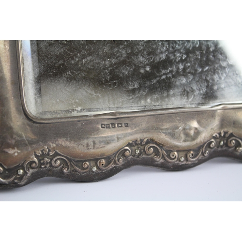 235 - Antique Hallmarked 1907 Birmingham STERLING SILVER Mirror (879g)