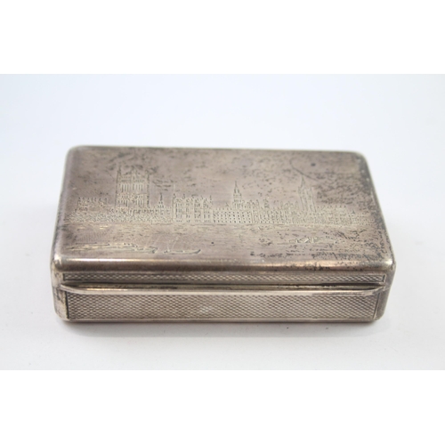 250 - Vintage Hallmarked ASPREY 1963 London STERLING SILVER Tobacco Box 97g