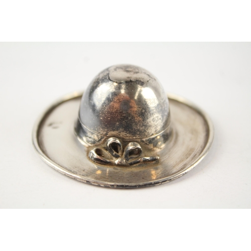 267 - Antique / Vintage Stamped .925 STERLING SILVER Ladies Hat Ornament 10g