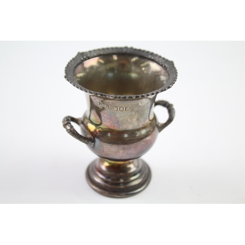 270 - Vintage Hallmarked 1975 DUBLIN STERLING SILVER Small Ice Bucket Cup Vase 83g