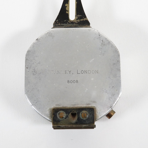 285 - Stanley Military Compass with leather pouch