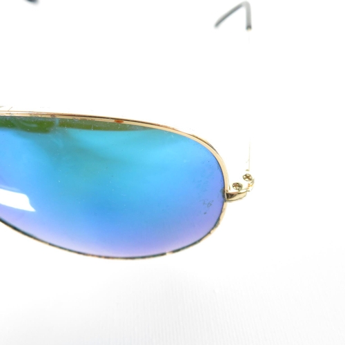 300 - 2x Pairs Ray Ban Sunglasses Blue Lens etched RB