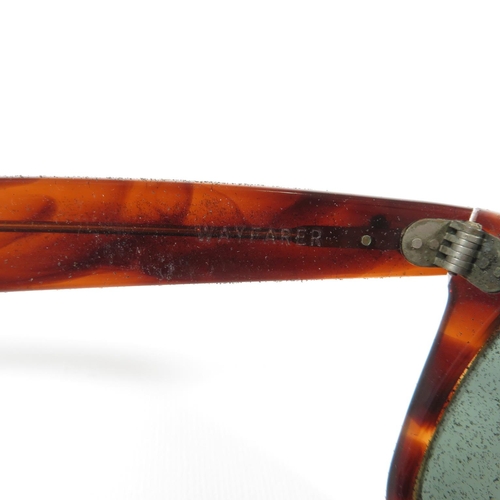 327 - 3x Pairs Ray Ban Sunglasses 2x etched BL and 1x etched RB