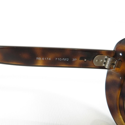 335 - 4x Pairs Ray Ban Sunglasses 3x etched RB and 1x etched BL